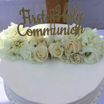 First Communion Cake Topper, First Holy Communion Cake Topper, Communion Cake Topper, First Communion Cake, Religious Cake Decoration