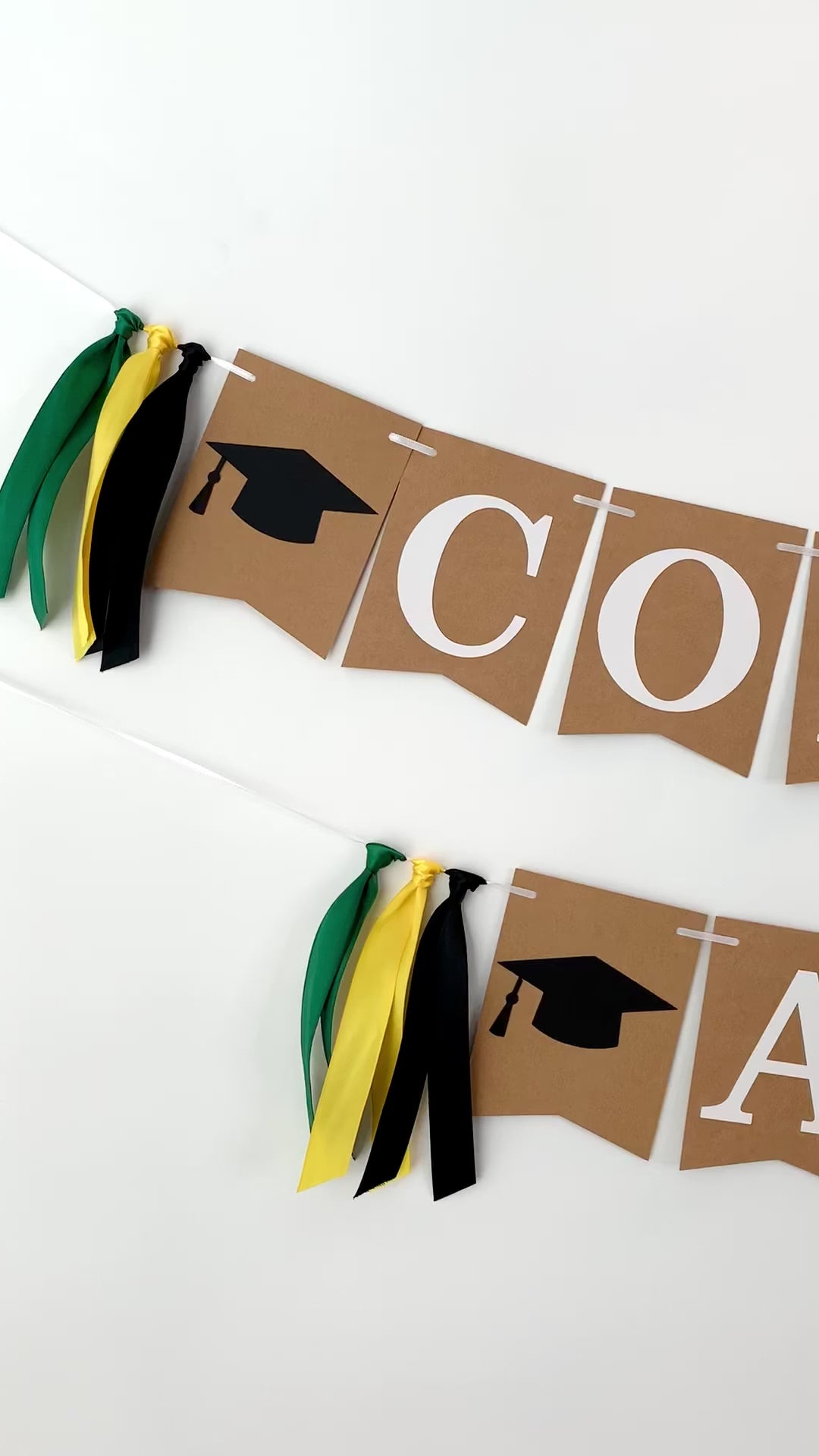 Graduation Name Banner, Class of 2024 Banner, Congratulations Banner, Custom Graduation Banner, Graduation Decor, Class of 2024 Bunting